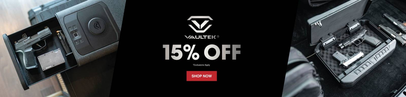 Hero Banner - Vaultek 15% Off