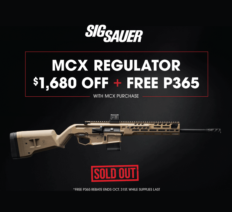 SIG MCX BANNER sold out mobile